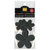 Bazzill - Paper Flowers - Posies - Black