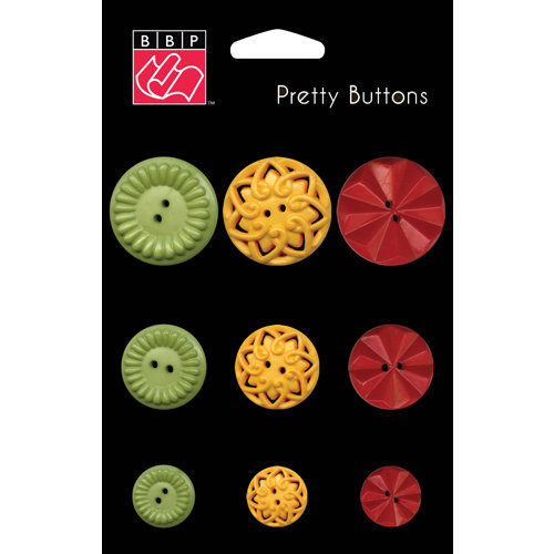Bazzill Basics - Avalon Collection - Pretty Buttons