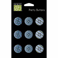Bazzill - Dino-Mite Collection - Pretty Buttons