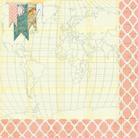 Bazzill - Janet Hopkins - Wayfarer Collection - 12 x 12 Double Sided Paper - Sightseer
