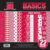 Bazzill Basics - Basics Collection - 12 x 12 Assortment Pack - Red Devil