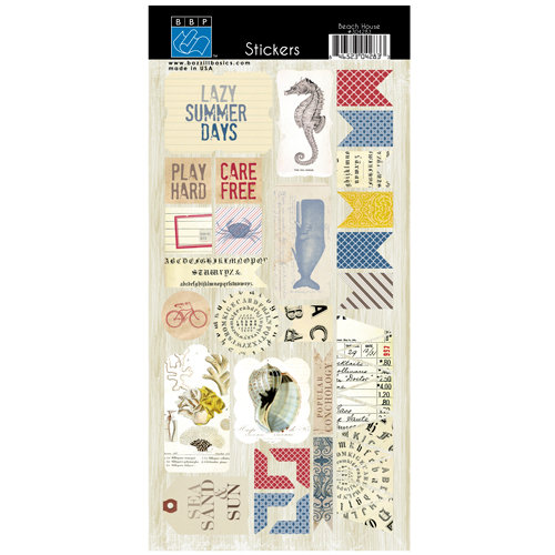 Bazzill Basics - Beach House Collection - Cardstock Stickers