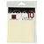 Bazzill - Cards and Envelopes - 10 Pack - A2 Scallop - Butter Cream