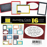 Bazzill Basics - School Days Collection - Lickety Slip - 4 x 6 Journaling Cards