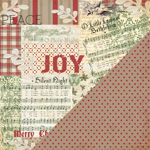 Bazzill - Margie Romney-Aslett - Believe Collection - Christmas - 12 x 12 Double Sided Paper - Believe