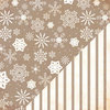 Bazzill - Margie Romney-Aslett - Timeless Collection - 12 x 12 Double Sided Paper - Snow Storm