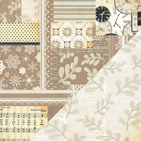 Bazzill Basics - Margie Romney-Aslett - Timeless Collection - 12 x 12 Double Sided Paper - Pieced
