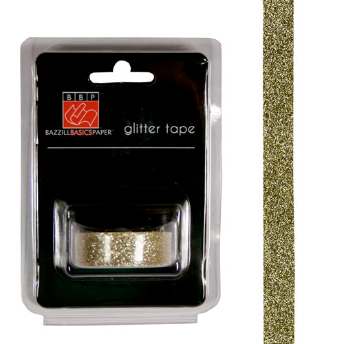 Bazzill Basics - Glitter Tape - Gold