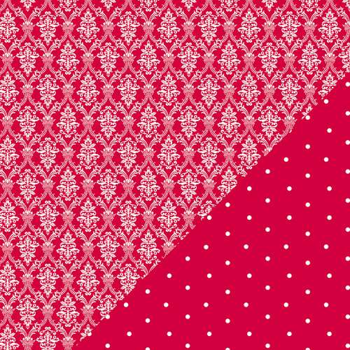 Bazzill Basics - Basics Collection - 12 x 12 Double Sided Paper - Red Devil - Wallpaper