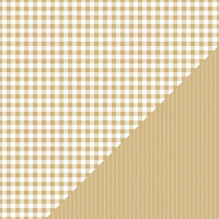 Bazzill Basics - Basics Collection - 12 x 12 Double Sided Paper - Kraft - Picnic Plaid