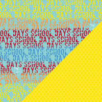 Bazzill Basics - School Days Collection - 12 x 12 Double Sided Paper - School Days