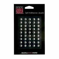 Bazzill Basics - Self Adhesive Jewels - 6 mm - Clear