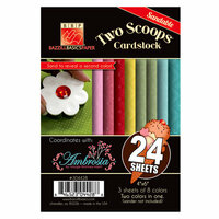 Bazzill Basics - Two Scoops Collection - Ambrosia - 4 x 6 Sandable Cardstock Pack