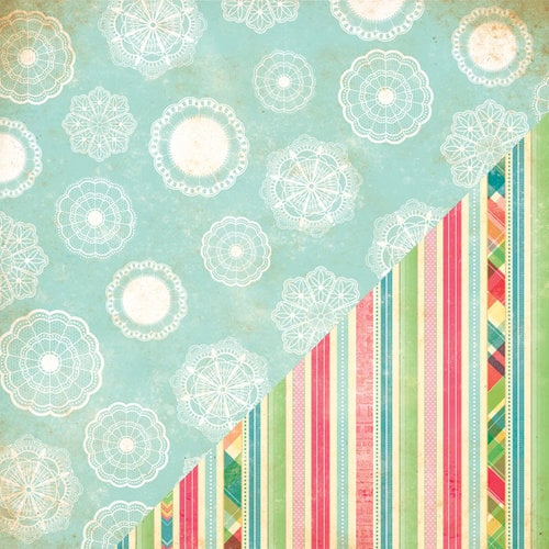 Bazzill - Margie Romney Aslett - Ambrosia Collection - 12 x 12 Double Sided Paper - Doilies