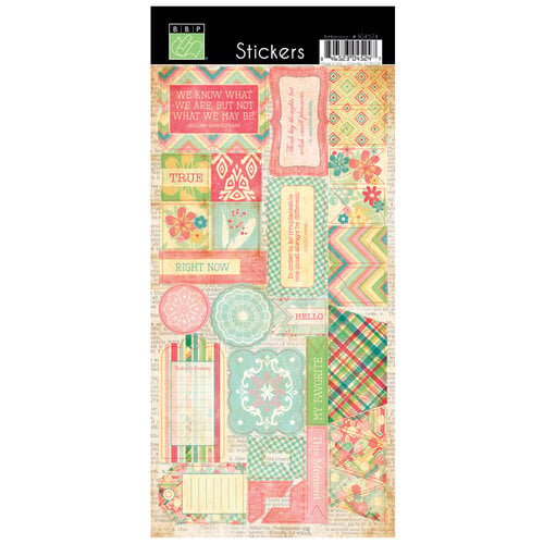 Bazzill Basics - Margie Romney Aslett - Ambrosia Collection - Cardstock Stickers