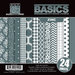 Bazzill Basics - Basics Collection - 6 x 6 Assortment Pack - Zinc