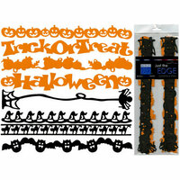 Bazzill Basics - Just The Edge - 12 Inch Cardstock Strips - Halloween