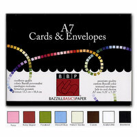 Bazzill Basics - Cards and Envelopes - 45 Pack - A7