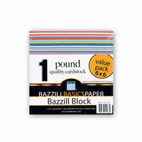 Bazzill Basics - Bazzill Block - 6 x 6 One Pound Cardstock Pack