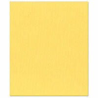Bazzill Basics - 8.5 x 11 Cardstock - Canvas Texture - Lemonade