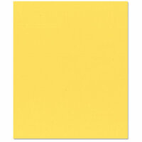 Bazzill Basics - 8.5 x 11 Cardstock - Smooth Texture - Banana Bliss, CLEARANCE