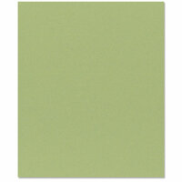 Bazzill Basics - 8.5 x 11 Cardstock - Canvas Texture - Lily Pad, CLEARANCE