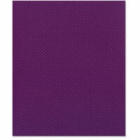 Bazzill Basics - 8.5 x 11 Cardstock - Dotted Swiss Texture - Plum Pudding