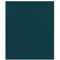 Bazzill Basics - 8.5 x 11 Cardstock - Canvas Texture - Mysterious Teal