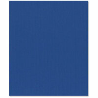 Bazzill Basics - 8.5 x 11 Cardstock - Canvas Texture - Bazzill Blue
