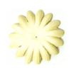 Bazzill Basics - Bazzill Blossoms - 3 inch - Vanilla