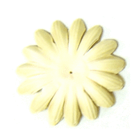 Bazzill Basics - Bazzill Blossoms - 3 inch - Vanilla