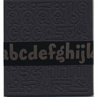 Bazzill Basics - Chipboard Alphabet - Magarita - Black