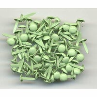 Bazzill Basics - Mini Brads - 5mm - Apple Green, CLEARANCE