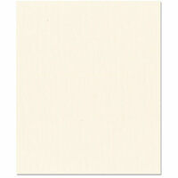 Bazzill Basics - 8.5 x 11 Cardstock - Grasscloth Texture - French Vanilla