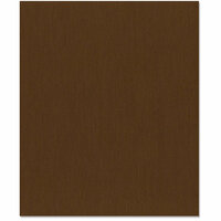 Bazzill Basics - 8.5 x 11 Cardstock - Grasscloth Texture - Mocha Divine
