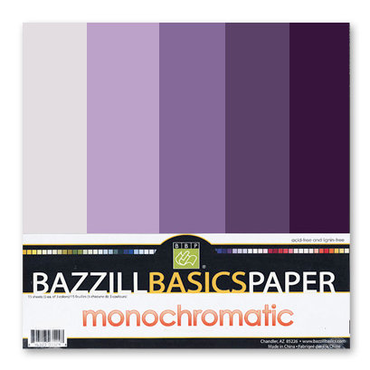 Bazzill Basics - Monochromatic Packs 12x12 - Purples