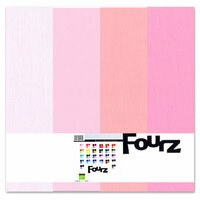 Bazzill - Fourz Multi-Packs - 12 x 12 - Pink