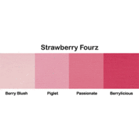 Bazzill Basics - Fourz Multi-Packs - 8.5 x 11 - Strawberry, CLEARANCE