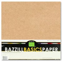 Bazzill Basics - 12 x 12 Cardstock Pack - Smooth Texture - Kraft - 25 Pack