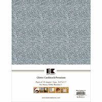 Best Creation Inc - A4 Glitter Cardstock Packs - Silver