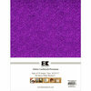 Best Creation Inc - A4 Glitter Cardstock Packs - Purple