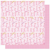 Best Creation Inc - Ballet Princess Collection - 12 x 12 Double Sided Glitter Paper - Ballet Slippers
