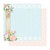 Best Creation Inc - Blossoming Time Collection - 12 x 12 Double Sided Glitter Paper - Silence