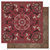Best Creation Inc - Cowboy Collection - 12 x 12 Double Sided Glitter Paper - Red Bandana