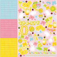 Best Creation Inc - Bunny Love Collection - Cardstock Stickers - Combo
