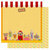 Best Creation Inc - Candy Shop Collection - 12 x 12 Double Sided Glitter Paper - I Love Candy Shop