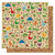 Best Creation Inc - Dinosaur Collection - 12 x 12 Double Sided Glitter Paper - I Love Dinos