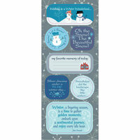 Best Creation Inc - Winter Wonderful Collection - Expressions - Die Cut Chipboard Pieces