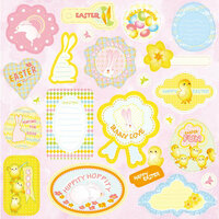Best Creation Inc - Bunny Love Collection - Easter - Die Cut Chipboard Pieces