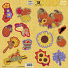 Best Creation Inc - Autumn Splendor Collection - Glittered Cardstock Stickers - Elements